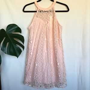 Monteau - Summer lace, halter dress. Size medium NWT